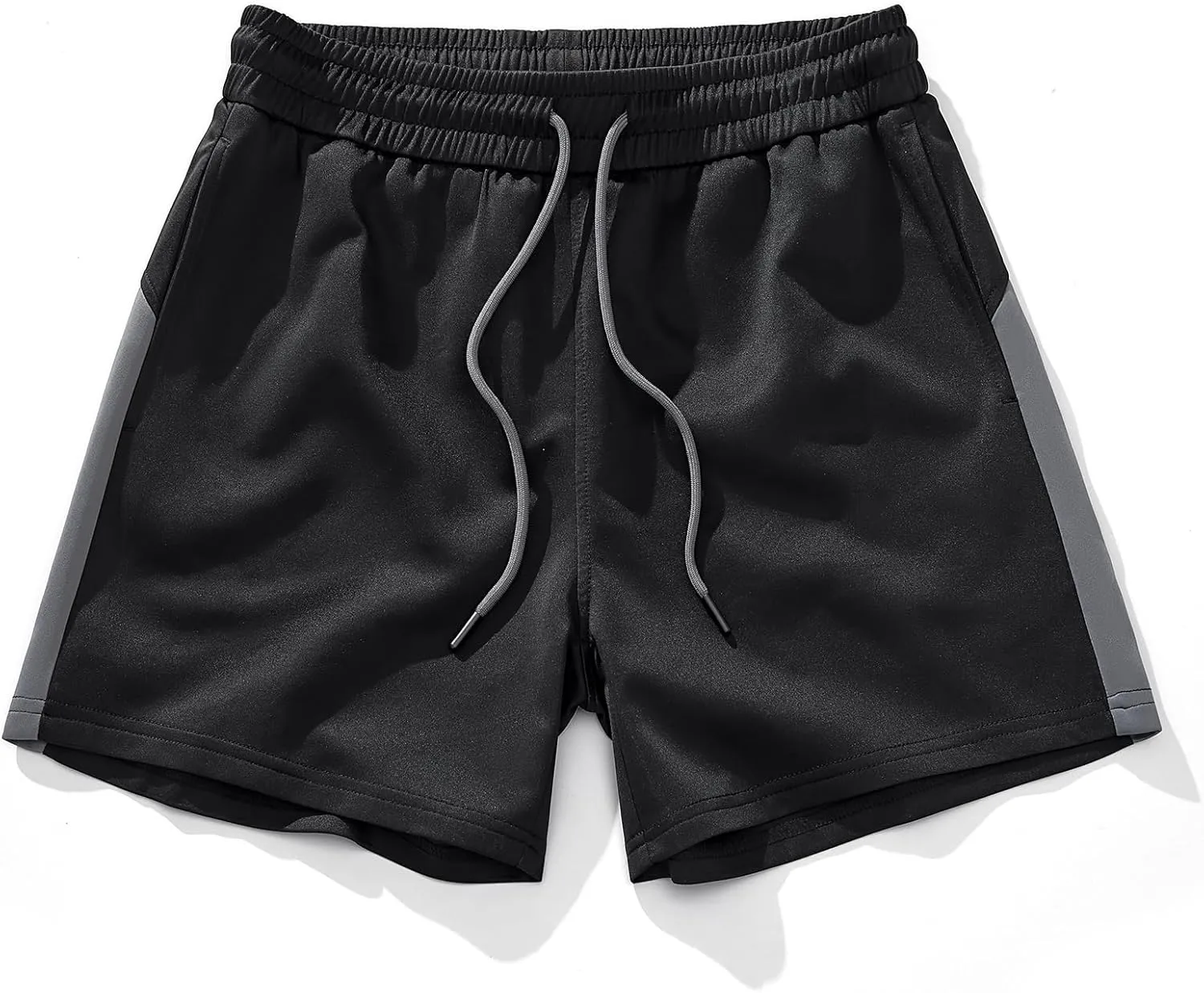 AIMPACT Mens Workout Sweat Shorts 5 Inch Cotton Casual Fitness Mens Athletic Gym Shorts with Pockets