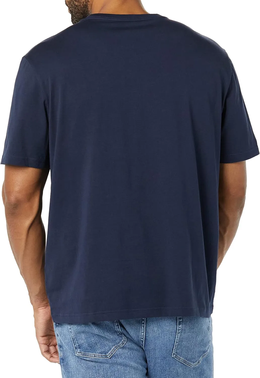 Amazon Essentials Mens T-Shirts, Regular-Fit, Short-Sleeve Crewneck Pocket, Pack of 2