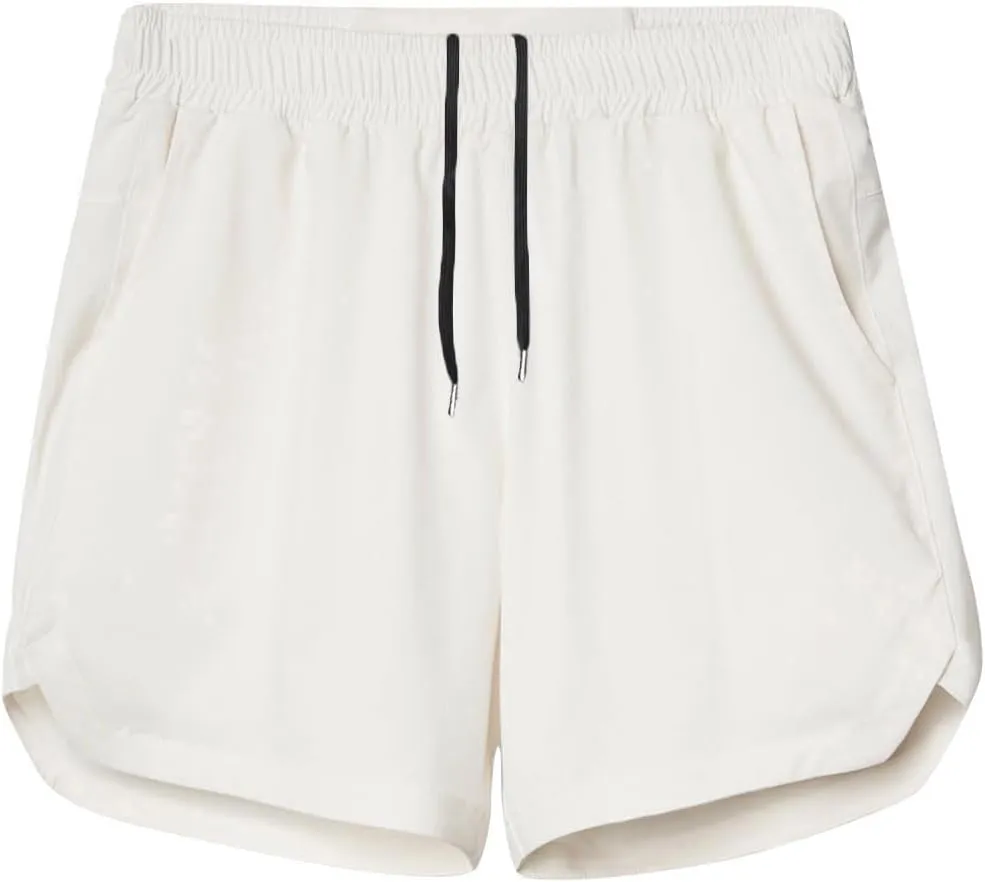 Athletic Shorts for Men Quick Dry Gym Workout Running Summer Mesh Drawstring Elastic Waist Sweat Shorts with Pockets