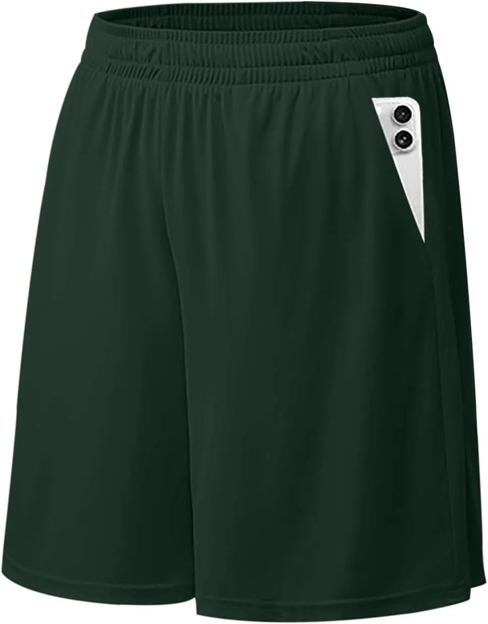 Athletic Shorts for Men with Pockets Elastic Waistband Quick Dry Summer Activewear Short Pants Casual Running Pant