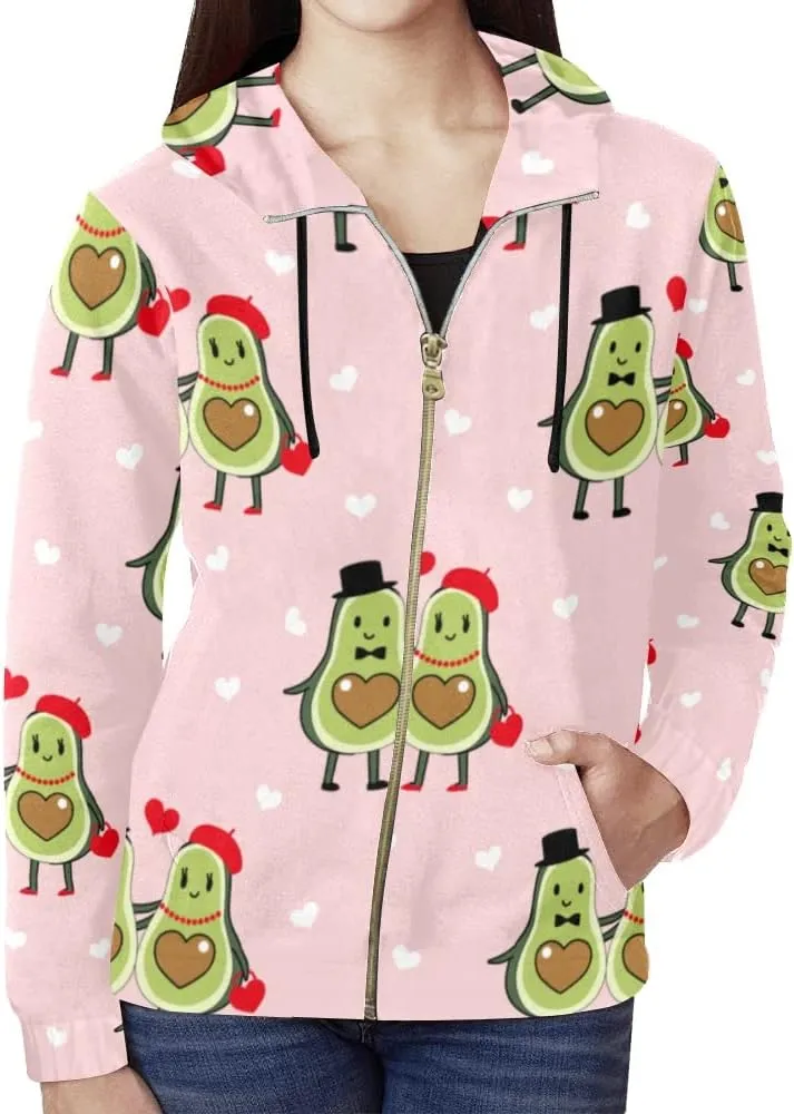 Bike Cyclists Womens Cute Lightweight Casual Zip Up Hoodies, Thin Jacket Long Sleeve Sweatshirts