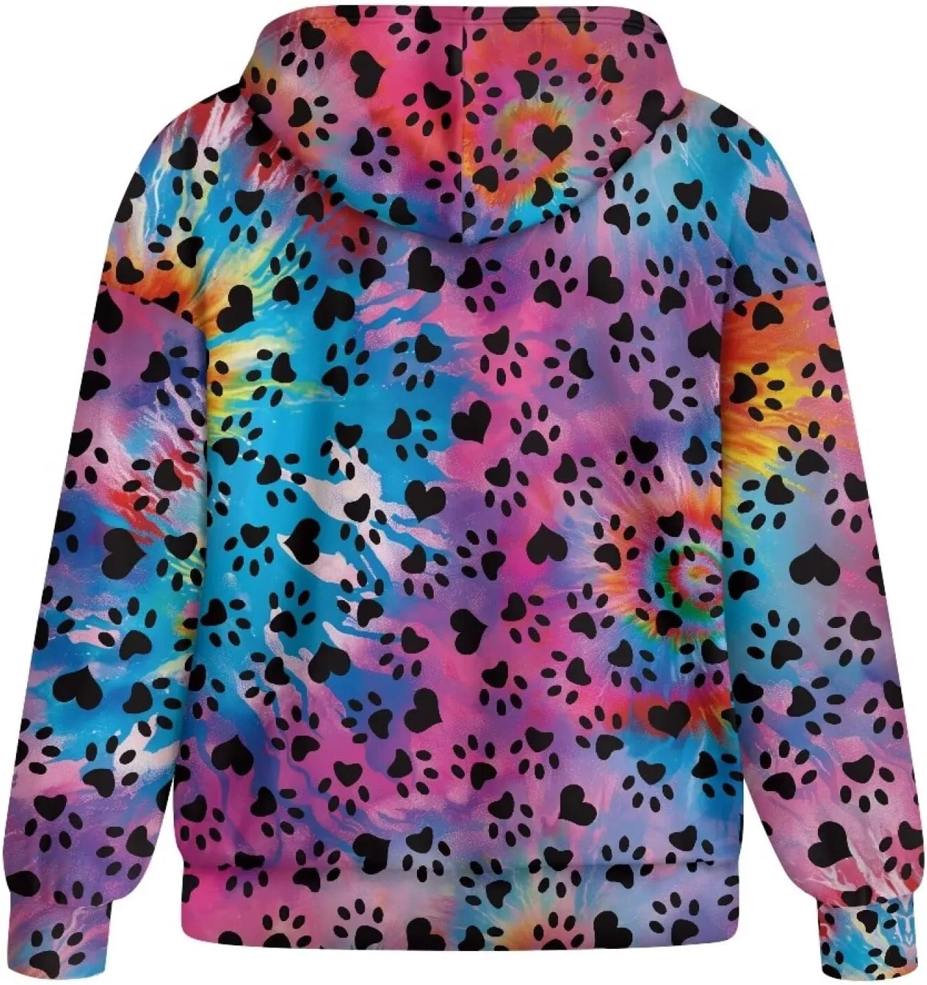Biyejit Womens Zip Up Hoodies Long Sleeve Fall Oversized Sweatshirts Y2K Jacket with Pockets
