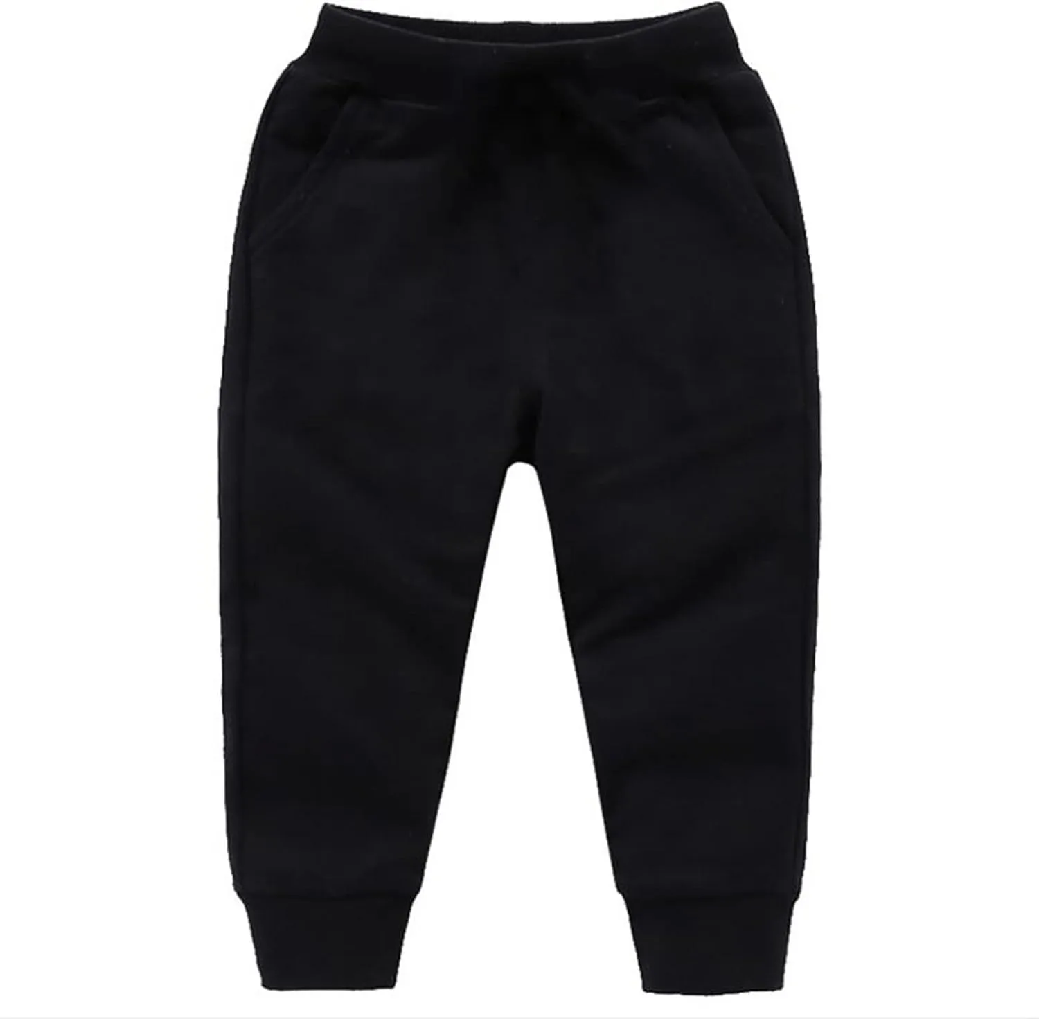 Boys Girls Sweatpants Casual Jogger Pants Elastic Waist Ankle Pant Toddler Kids Athletic Pants with Pockets