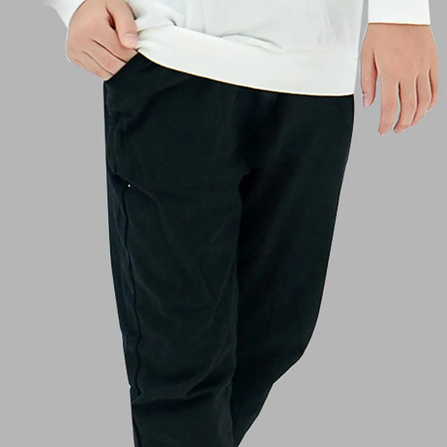 Boys Girls Sweatpants Casual Jogger Pants Elastic Waist Ankle Pant Toddler Kids Athletic Pants with Pockets