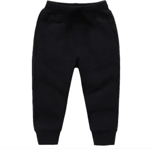 Boys Girls Sweatpants Casual Jogger Pants Elastic Waist Ankle Pant Toddler Kids Athletic Pants with Pockets