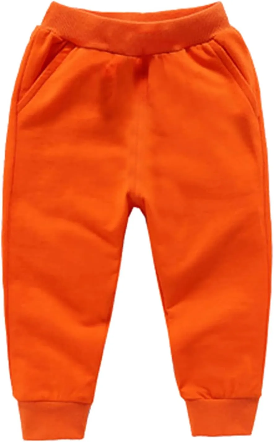 Boys Girls Sweatpants Casual Jogger Pants Elastic Waist Ankle Pant Toddler Kids Athletic Pants with Pockets