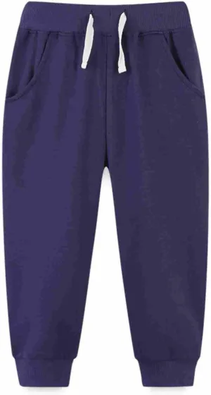 Boys Sweatpants Toddler Joggers Pants Casual Pull on Pants with Pockets Kids Joggering Pants Girl Sport Pants