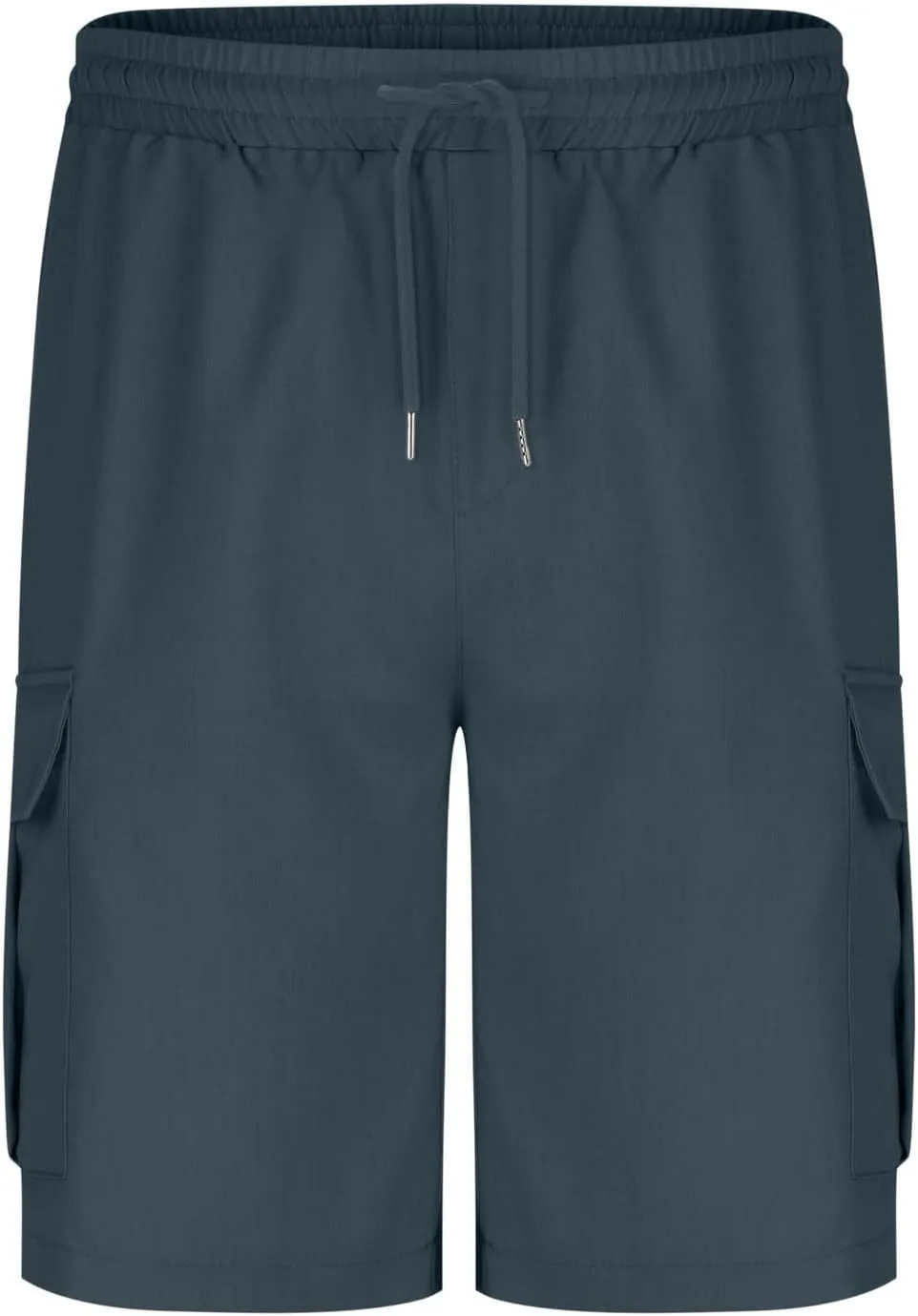 Cargo Shorts for Men Stretch Waist Casual Lightweight Relaxed Fit Hiking Outdoor Drawstring Work Shorts Multi Pockets