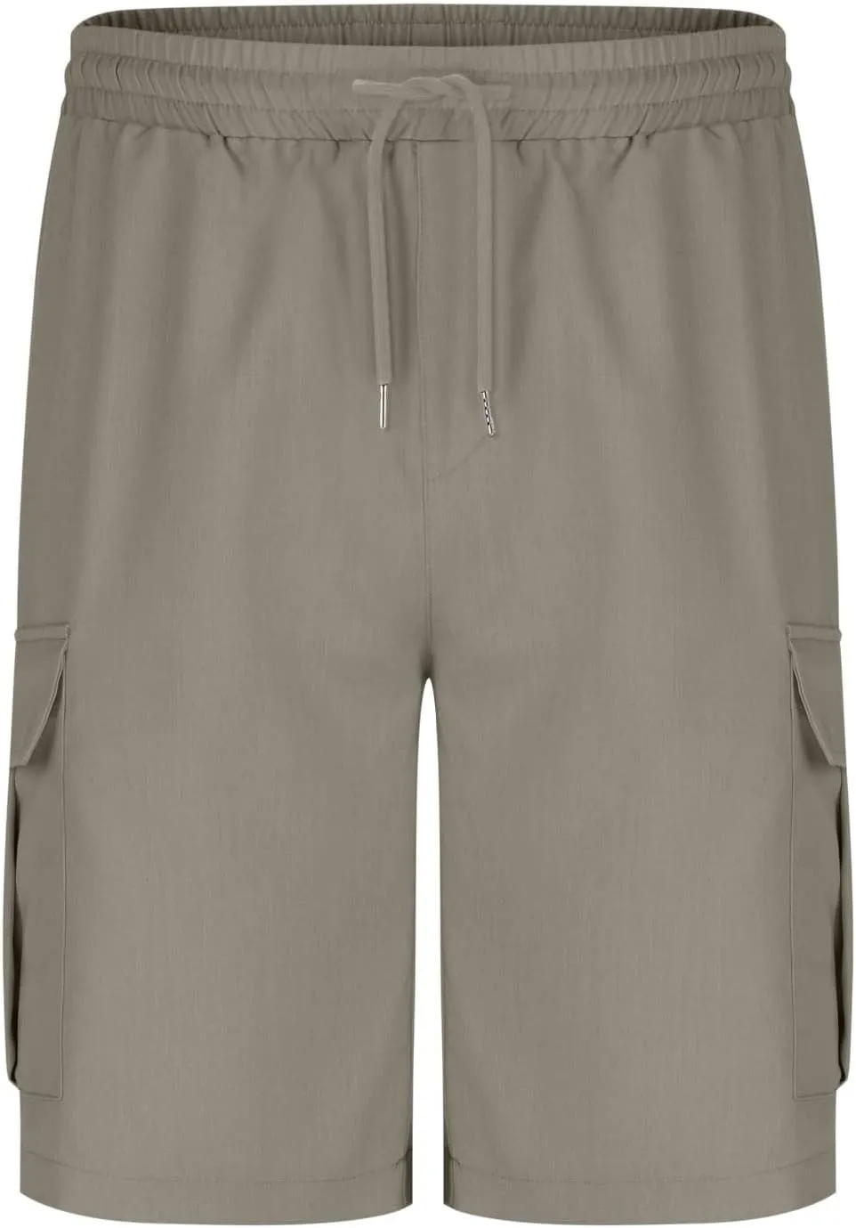 Cargo Shorts for Men Stretch Waist Casual Lightweight Relaxed Fit Hiking Outdoor Drawstring Work Shorts Multi Pockets