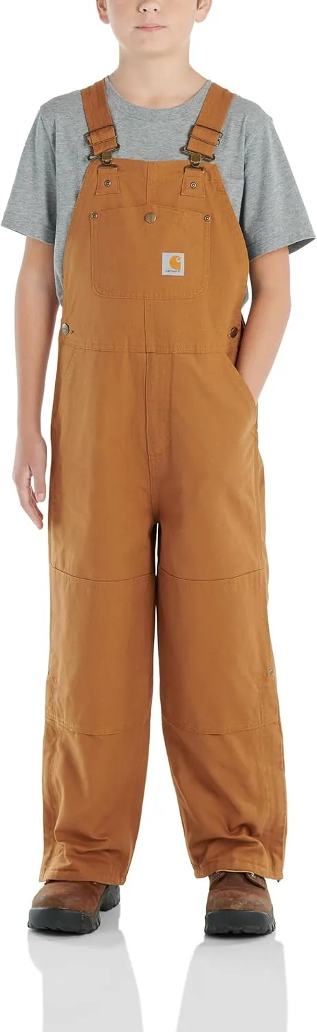 Carhartt Boys' Bib Overalls Lined and Unlined