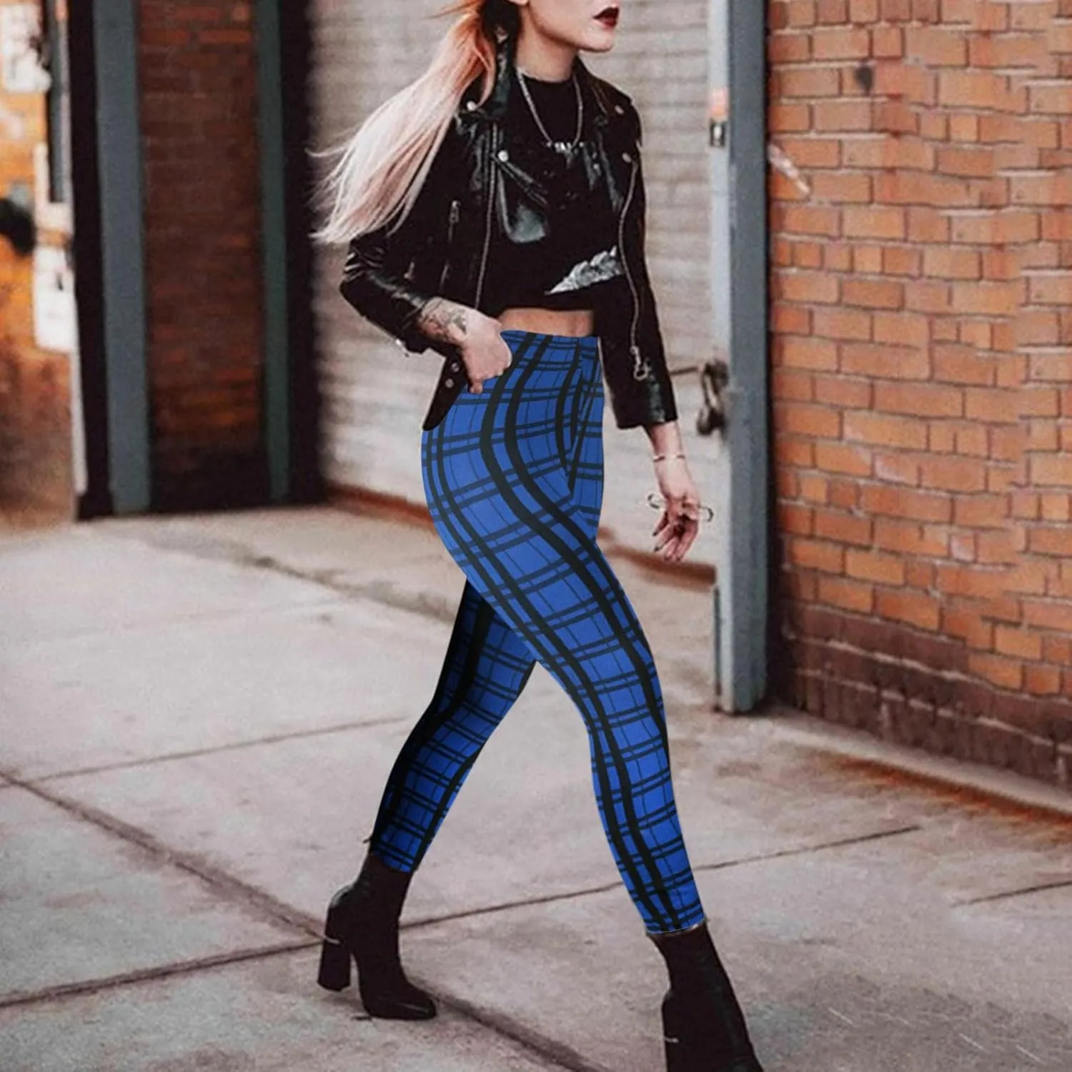 Casual Leggings for Women High Waist Printed Tummy Control Butt Lifting Pants Funny Fitted Compression Patterned Slimming
