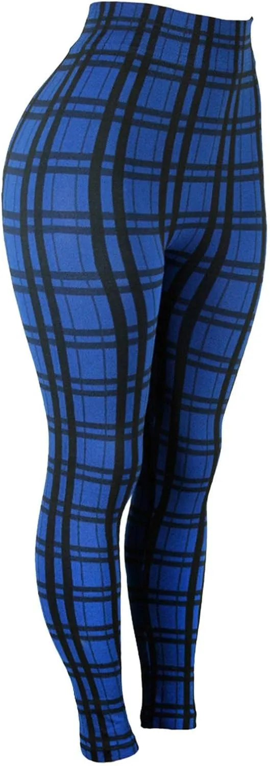 Casual Leggings for Women High Waist Printed Tummy Control Butt Lifting Pants Funny Fitted Compression Patterned Slimming