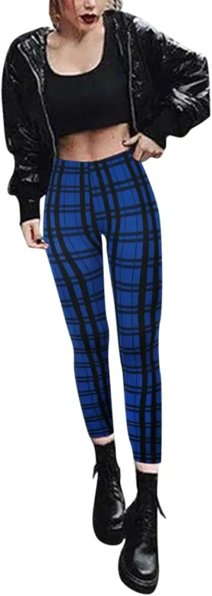 Casual Leggings for Women High Waist Printed Tummy Control Butt Lifting Pants Funny Fitted Compression Patterned Slimming