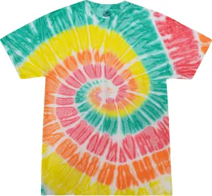 Colortone Tie Dye T-Shirts for Men and Women - Unisex Short Sleeve Tie-Dye T Shirts for Adults