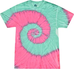 Colortone Tie Dye T-Shirts for Men and Women - Unisex Short Sleeve Tie-Dye T Shirts for Adults