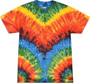 Colortone Tie Dye T-Shirts for Men and Women - Unisex Short Sleeve Tie-Dye T Shirts for Adults