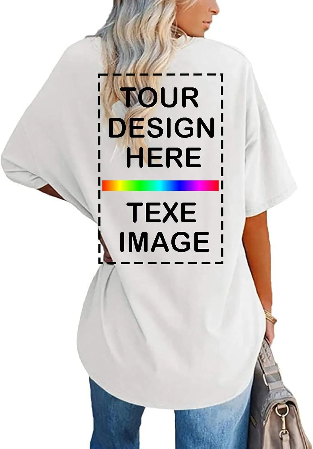 Custom T Shirts for Women Men Design Your Own Shirt Add Text/Image/Logo Graphic Tee Printed Photo Front/Back