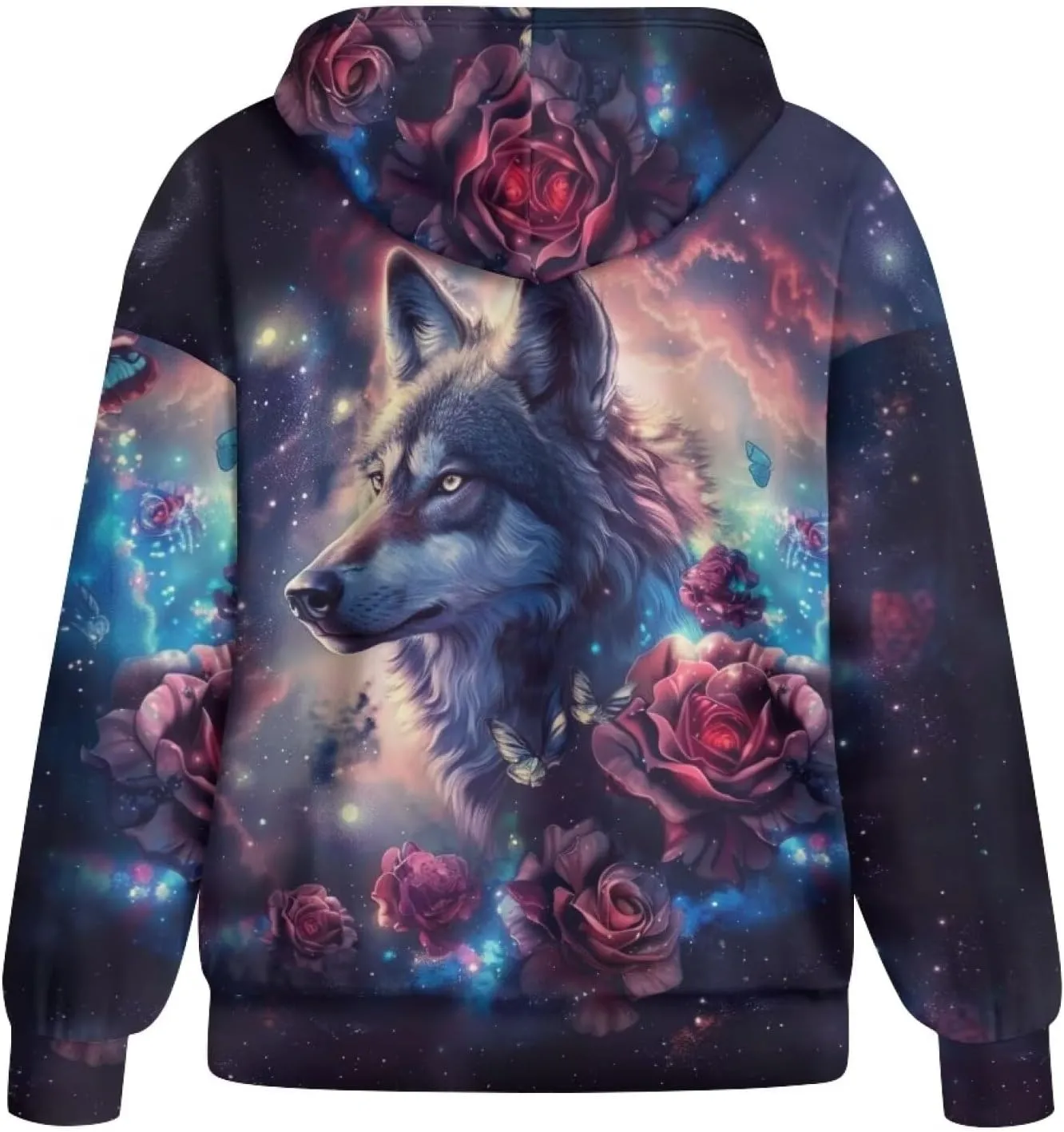 DISNIMO Cute Zip Up Hoodies for Women Y2K Jacket Graphic Sweatshirt Size XS-XL
