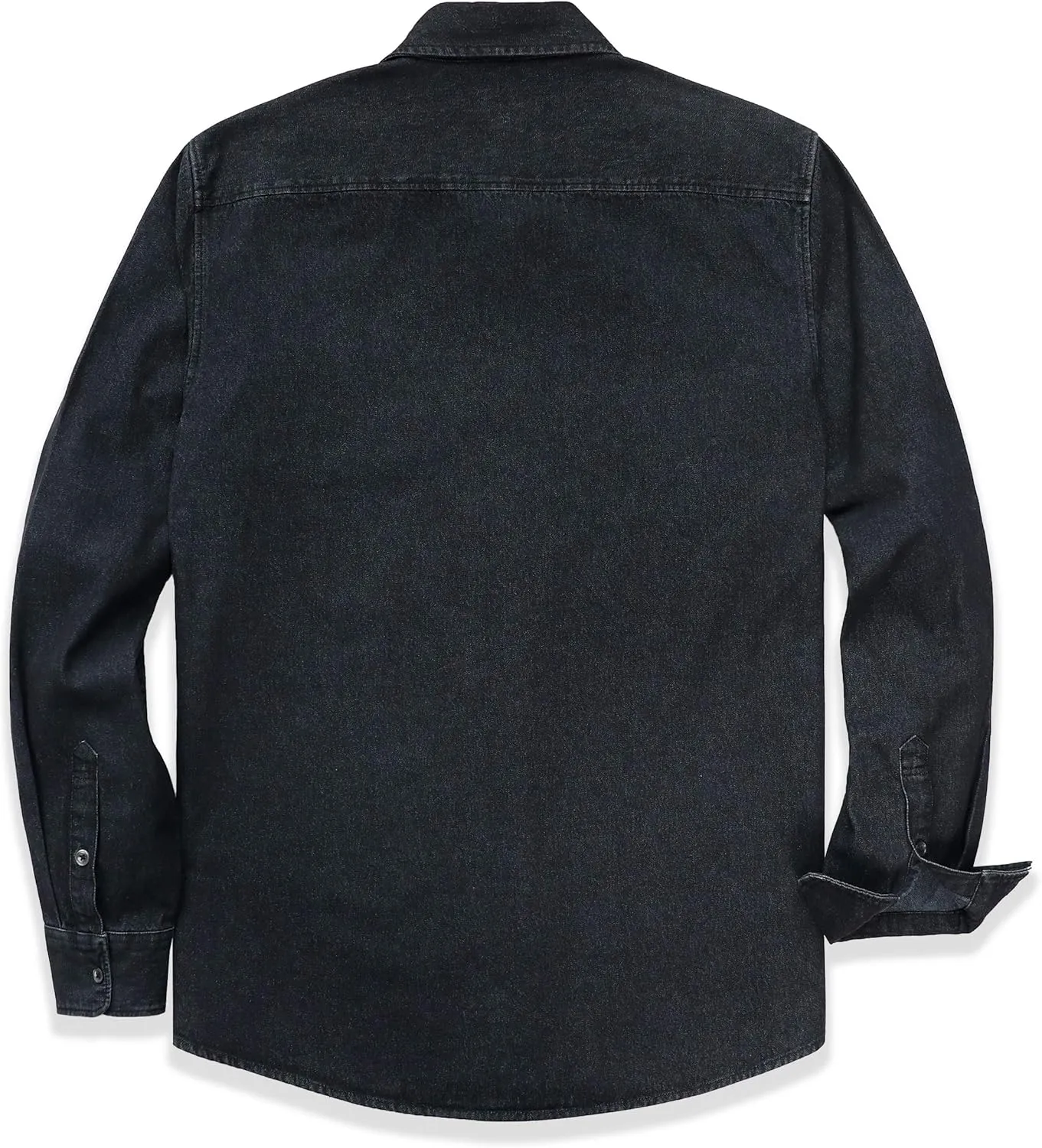 Dubinik® Denim Shirt Men Mens Denim Shirts Long Sleeve Mens Denim Button Down Shirt Cotton Regular Fit Casual Work Shirts