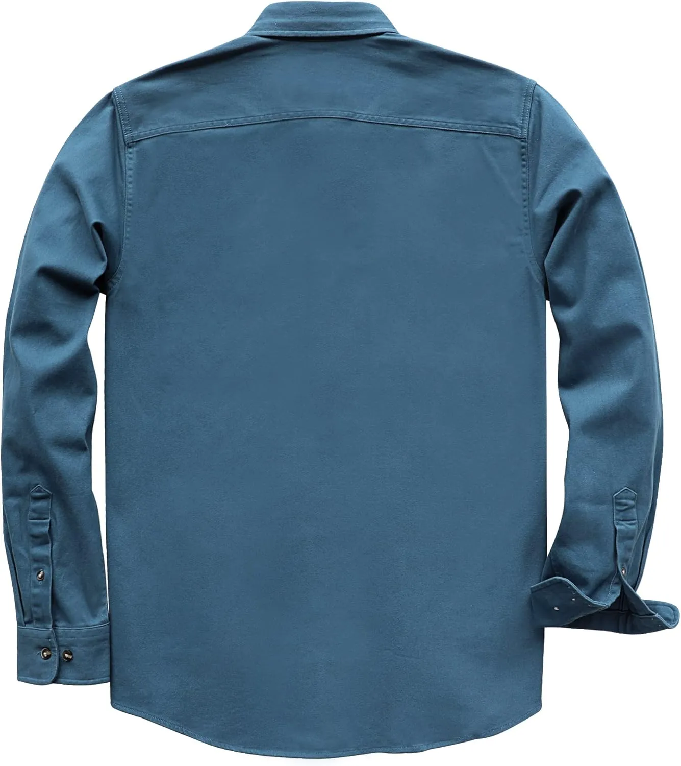 Dubinik® Denim Shirt Men Mens Denim Shirts Long Sleeve Mens Denim Button Down Shirt Cotton Regular Fit Casual Work Shirts