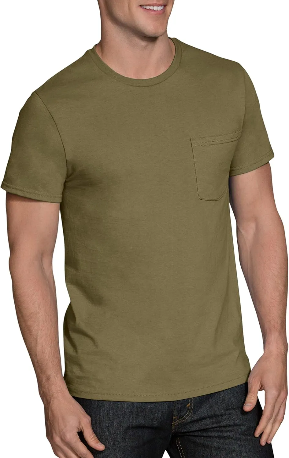 Fruit of the Loom Men's Pocket T-Shirt Multipack (5 Pack)