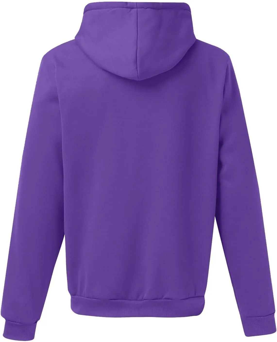 Full Zip Hoodies For Men Casual Long Sleeve Solid Color Sweatshirt Winter Warm Fleece Sweatshirts