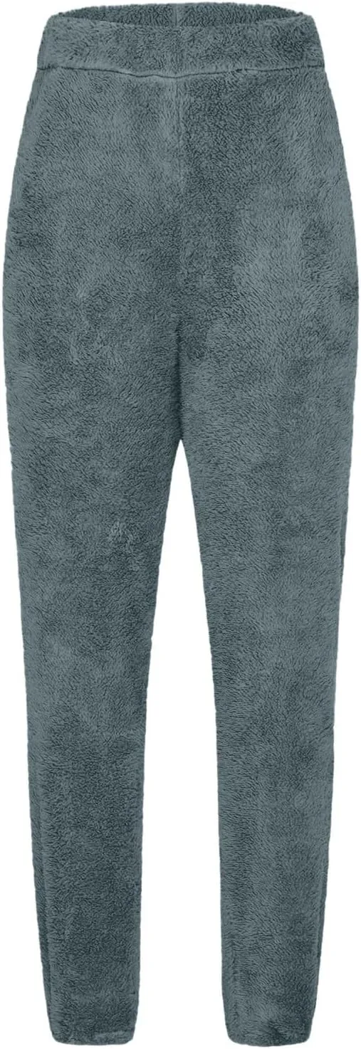 FZVYD Women's Velour Pants Soft Velvet Sweatpants Warm Straight Leg Athletic Track Casual Lounge Joggers Trousers 2025