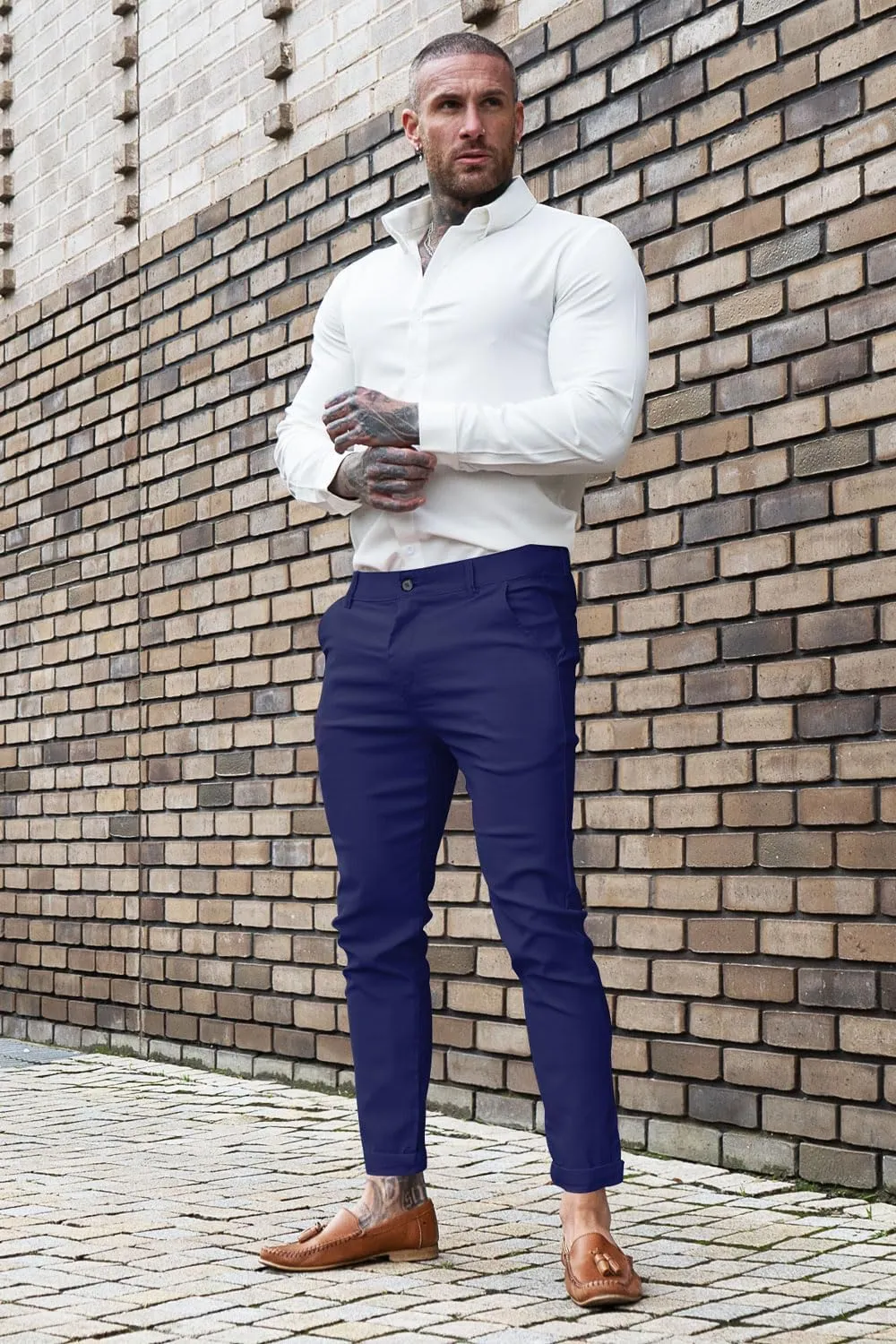 GINGTTO Mens Dress Pants Slim Fit Chino Pants for Men Stretch