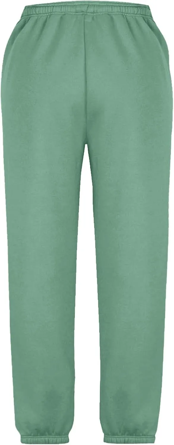 Girls' Boys Jogger Pants Casual Ankle Sweat Pants with Pockets Kids Soft Active Athletic Joggers Sweatpants