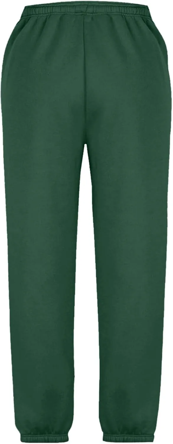 Girls' Boys Jogger Pants Casual Ankle Sweat Pants with Pockets Kids Soft Active Athletic Joggers Sweatpants