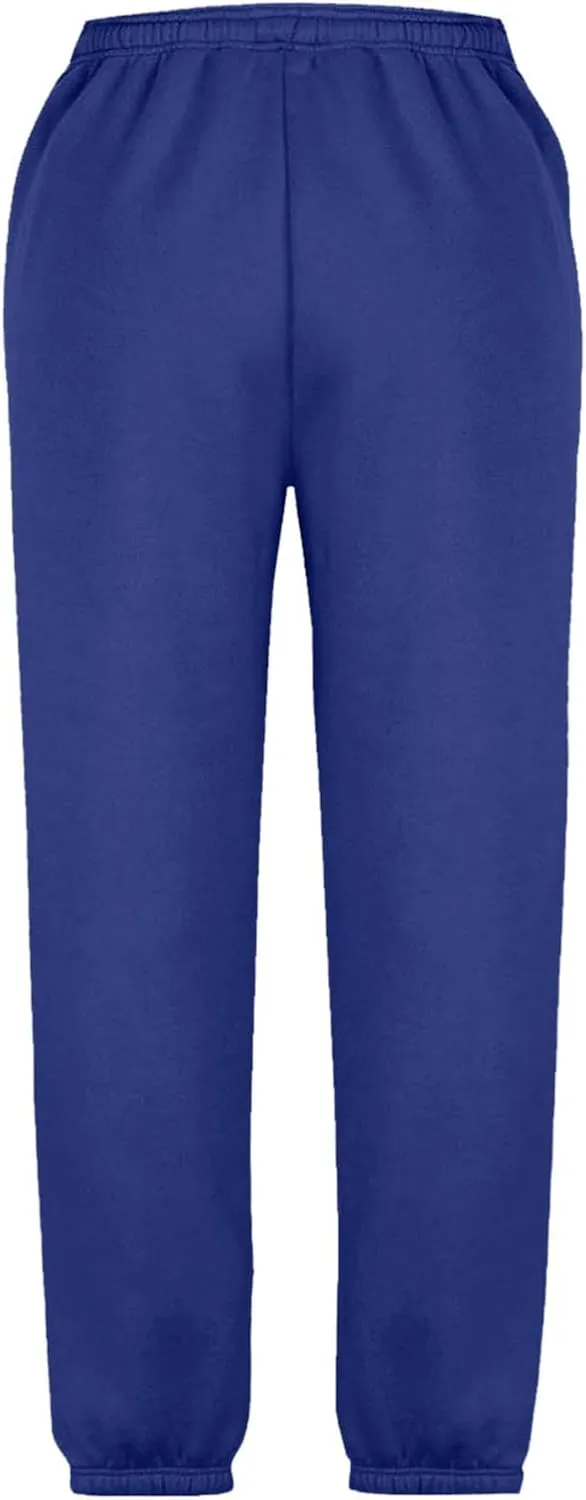 Girls' Boys Jogger Pants Casual Ankle Sweat Pants with Pockets Kids Soft Active Athletic Joggers Sweatpants
