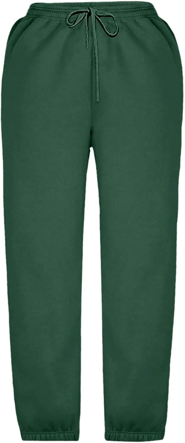 Girls' Boys Jogger Pants Casual Ankle Sweat Pants with Pockets Kids Soft Active Athletic Joggers Sweatpants