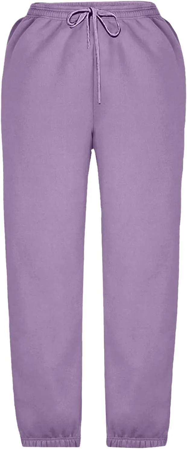 Girls' Boys Jogger Pants Casual Ankle Sweat Pants with Pockets Kids Soft Active Athletic Joggers Sweatpants