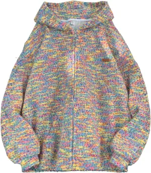 GURUNVANI Men Oversized Zip Up Hoodies Jackets Multicolor Lightweight Cardigan Sweaters