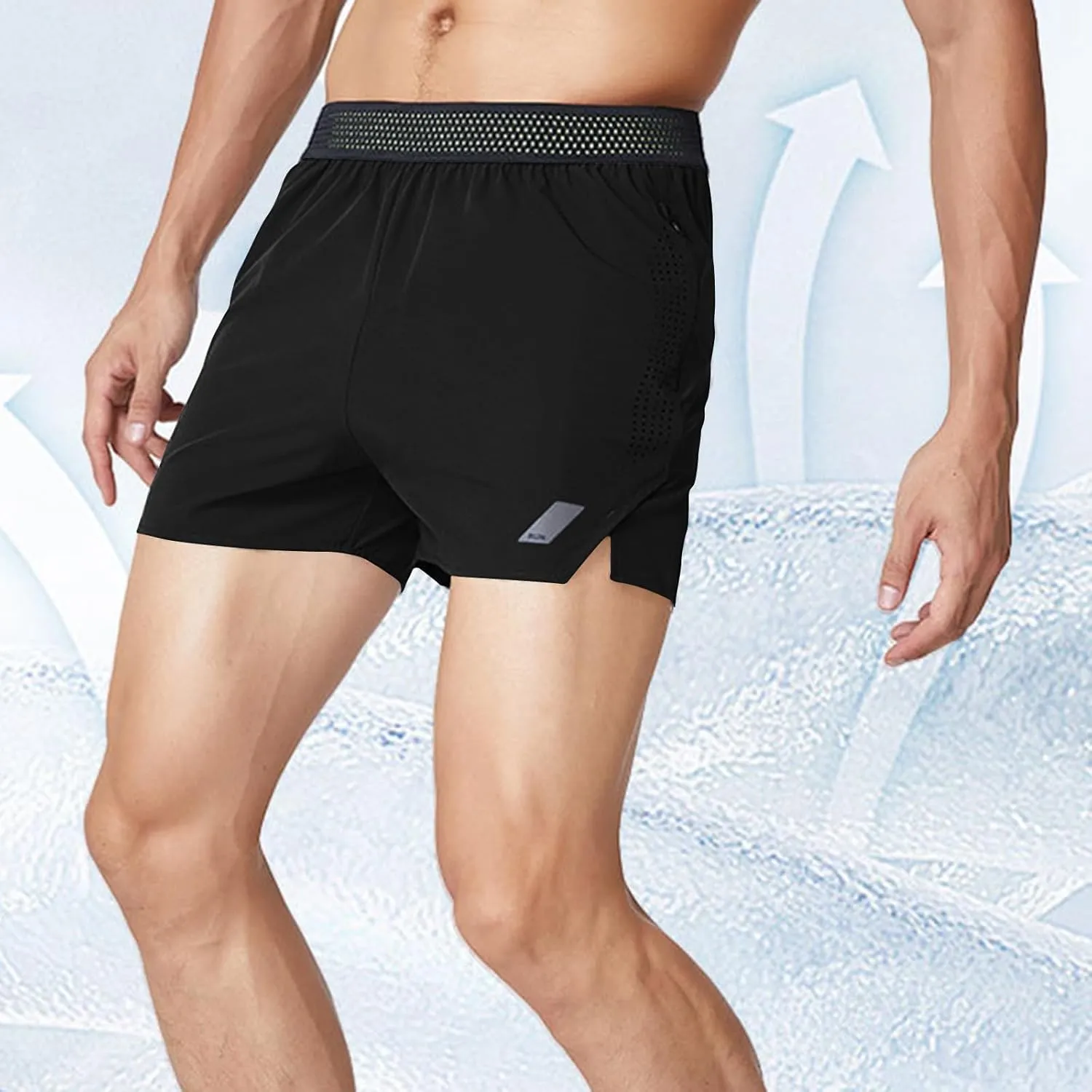 Gym Athletic Shorts for Men Workout Running Quick Dry Lounge 3 inch Short Lightweight Breathable Shorts