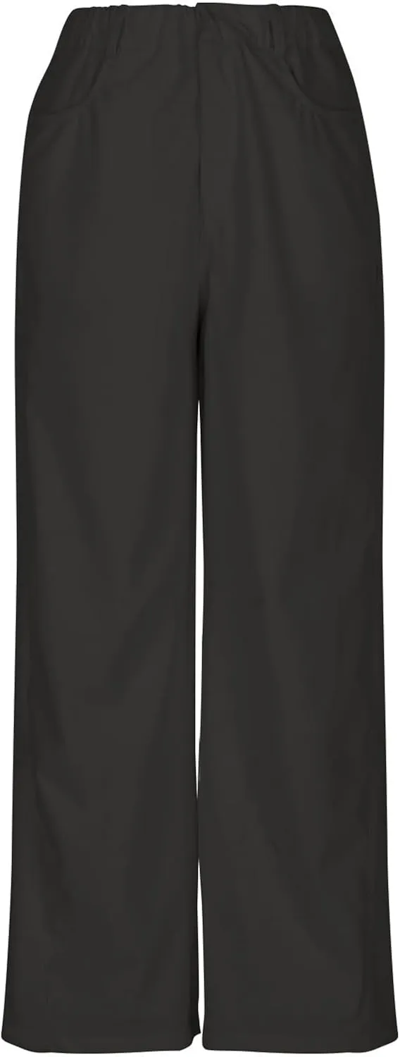 HGps8w Baggy Corduroy Pants for Women Loose Straight Leg Elastic High Waisted Business Casual Work Trousers with Pockets