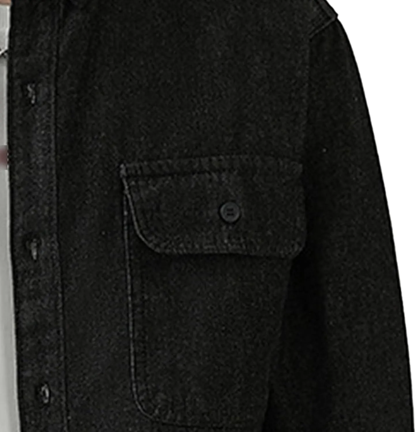 JEKE-DG Men Cowboy Long Sleeve Shirt Front Pocket Button Denim Shirts Cotton Regular Fit Casual Jean Jackets