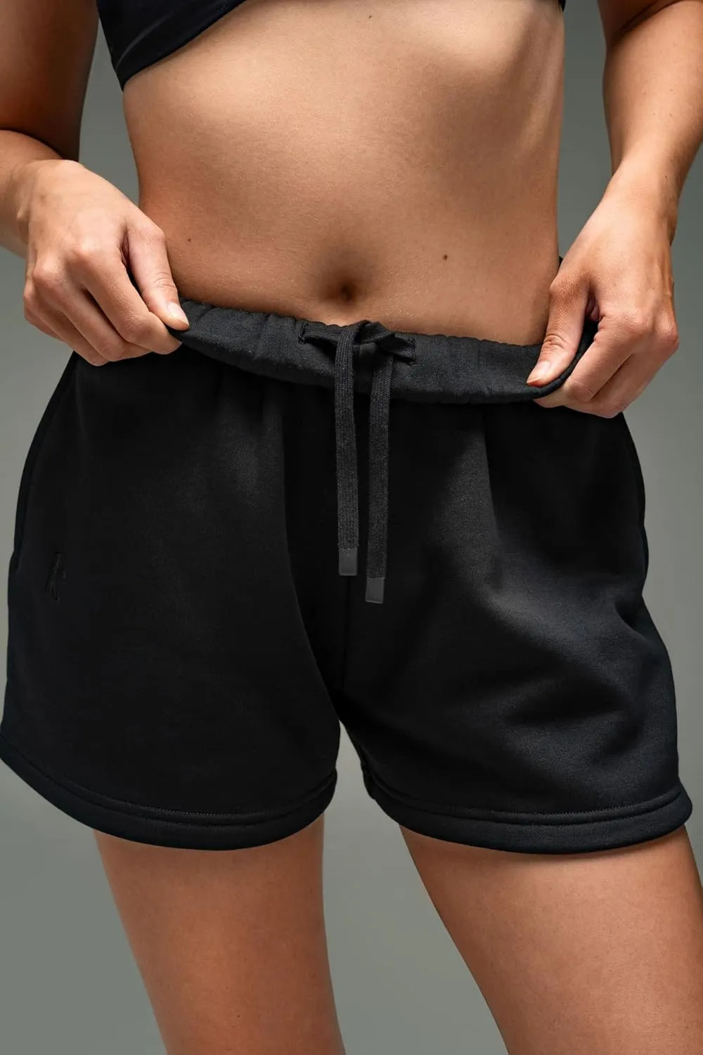 Kamo Fitness CozyTec Sweat Shorts Women High Waisted Lounge Comfy Casual Cotton Shorts with Pockets