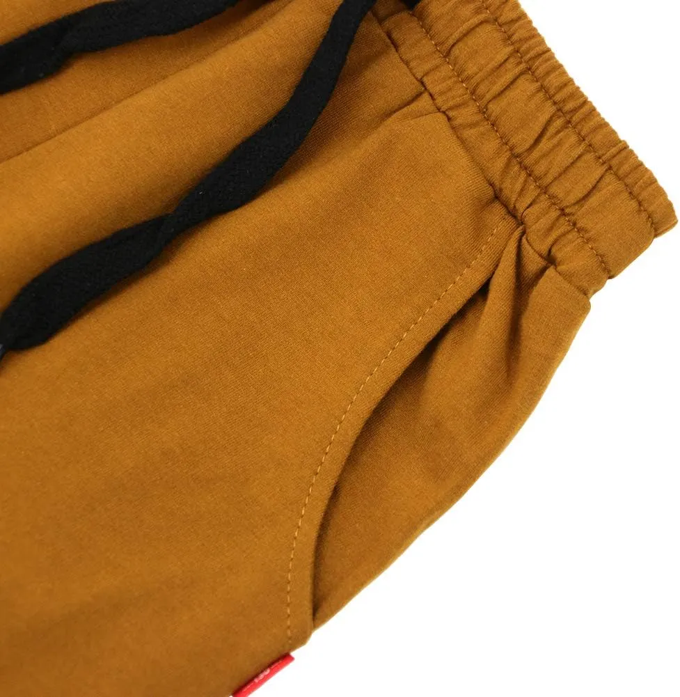 KISBINI Boys' Girls' Shorts Pull On Sweat Cargo Shorts for Kids
