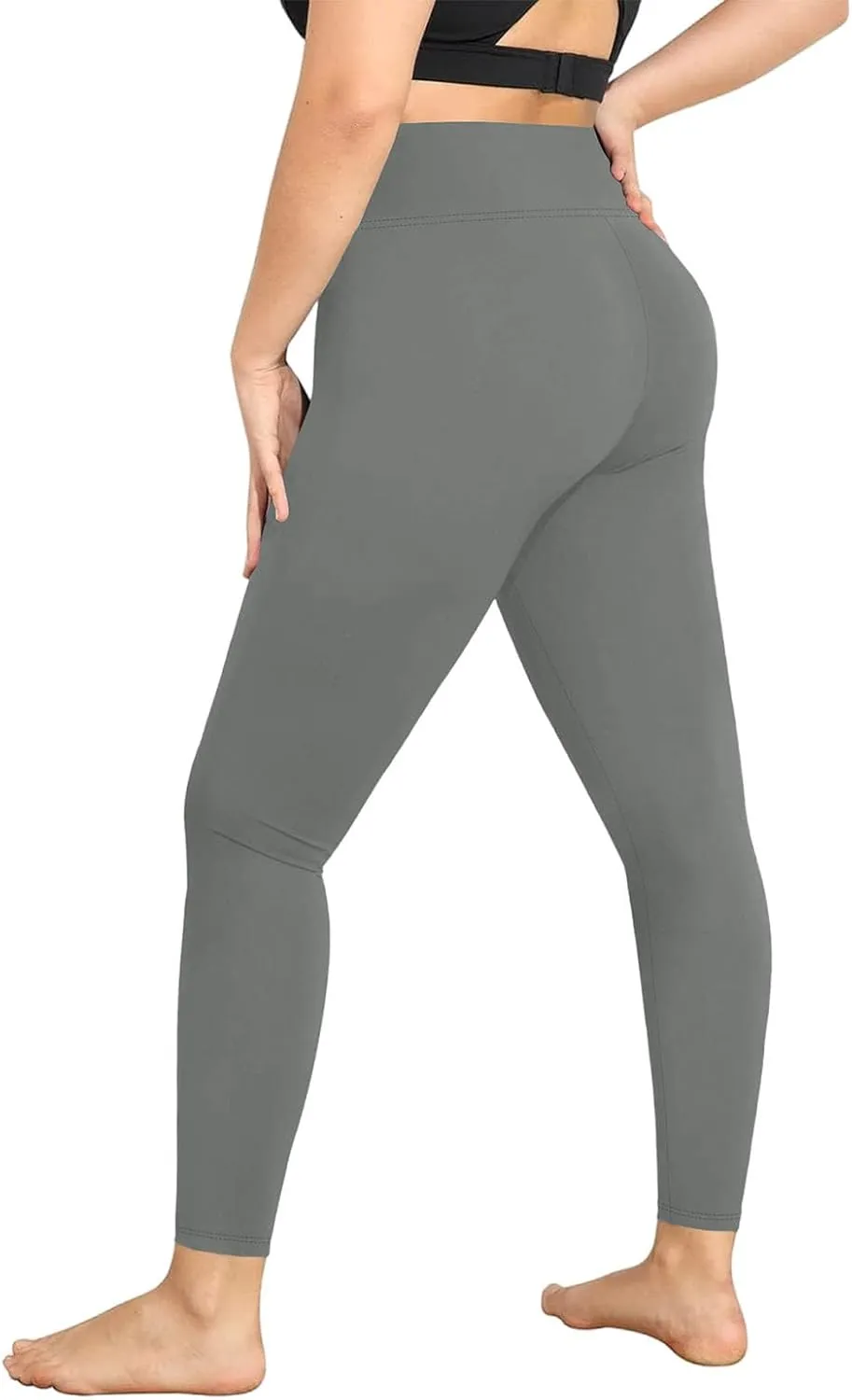 Leggings for Women Plus Size Tummy Control Lightweight Stretch High Waist Pants Soft Running Workout Trendy Yoga Pants
