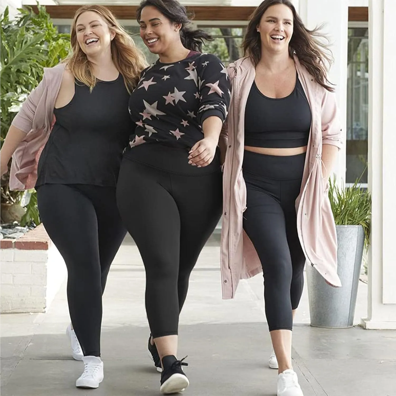 Leggings for Women Plus Size Tummy Control Lightweight Stretch High Waist Pants Soft Running Workout Trendy Yoga Pants