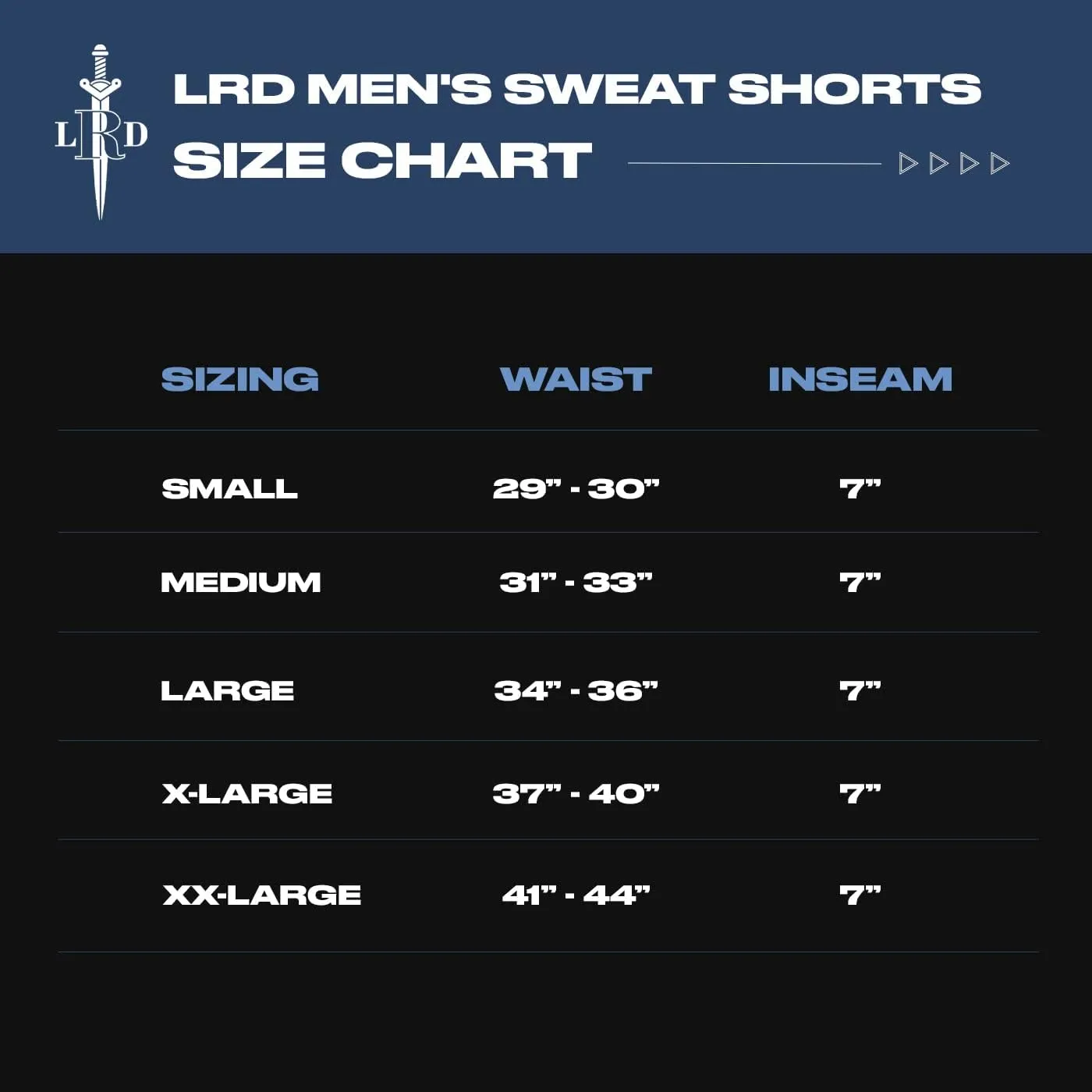 LRD Sweat Shorts for Men 7 inch Inseam Casual Athletic Pocket Jogger Shorts