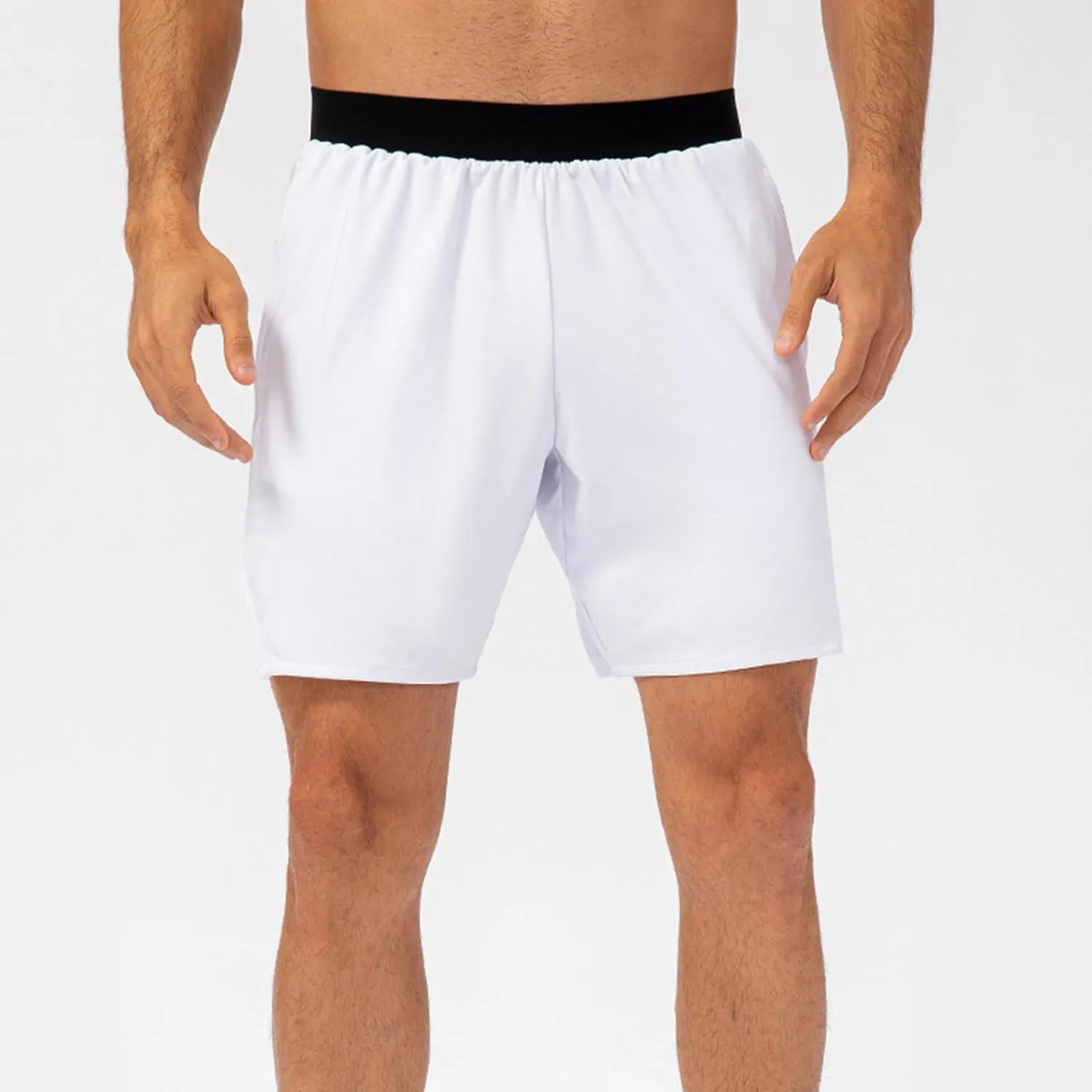 Men Athletic Workout Shorts Summer Quick Dry Short Elastic Waist Running Shorts Cycling Biker Short Pants