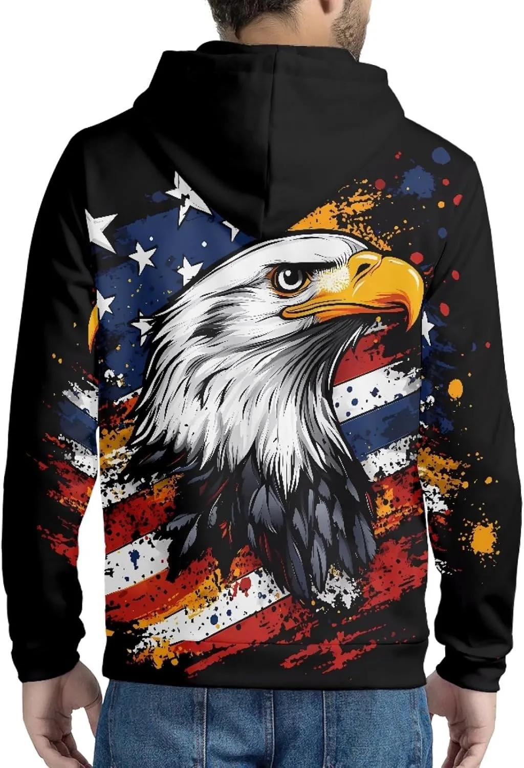 Men Novelty 3D Skull Print Long Sleeve Zip up Hoodies Pullover Sweatshirts with Pocket
