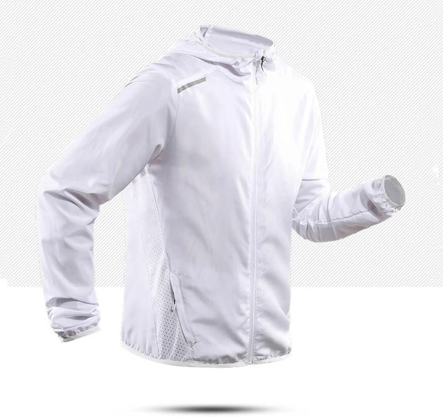 Men's Athletic Hoodies Long Sleeve Fishing Shirts for Men UPF SPF UV Sun Protection Shirts Lightweight Rash Guards