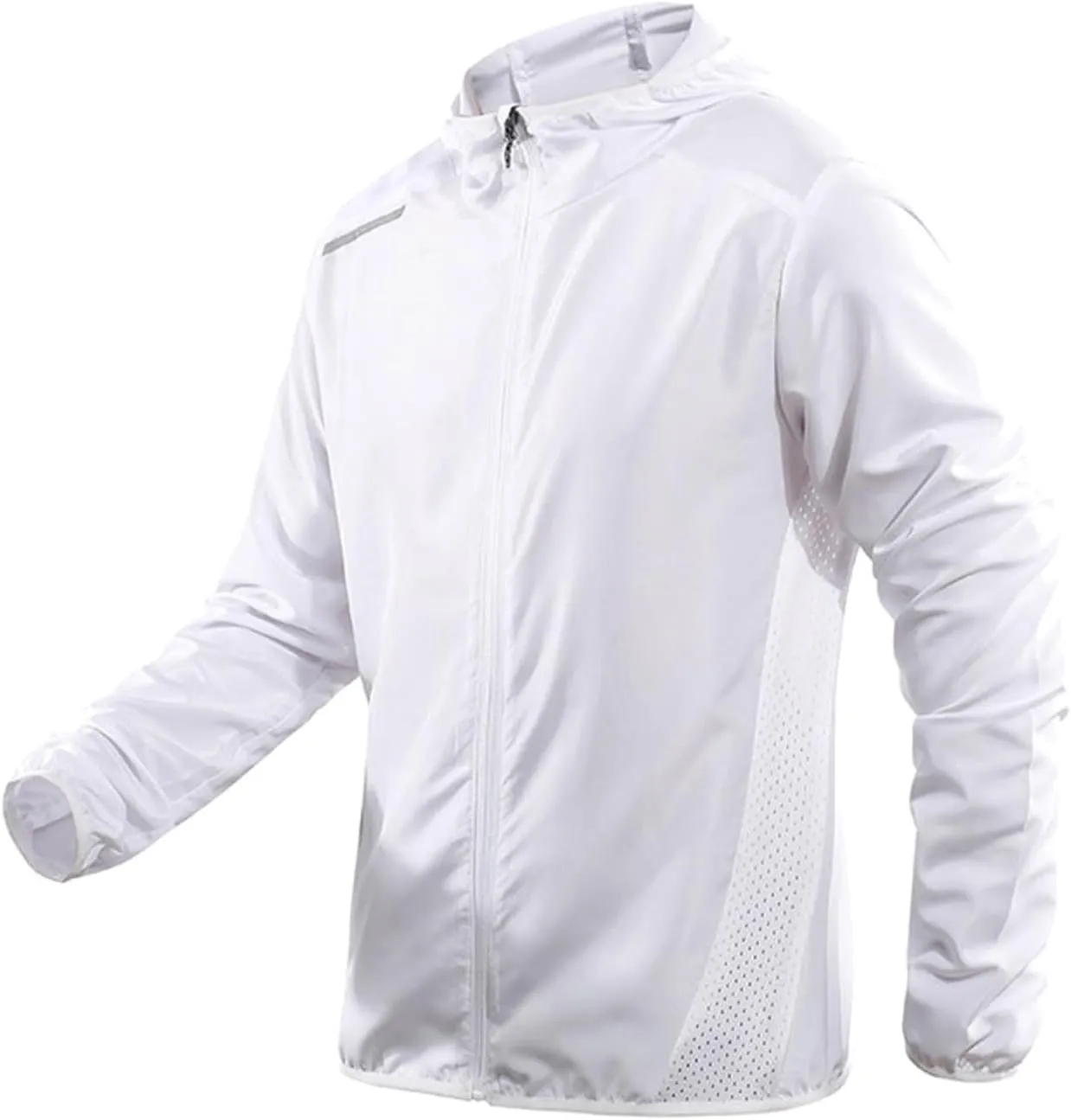 Men's Athletic Hoodies Long Sleeve Fishing Shirts for Men UPF SPF UV Sun Protection Shirts Lightweight Rash Guards