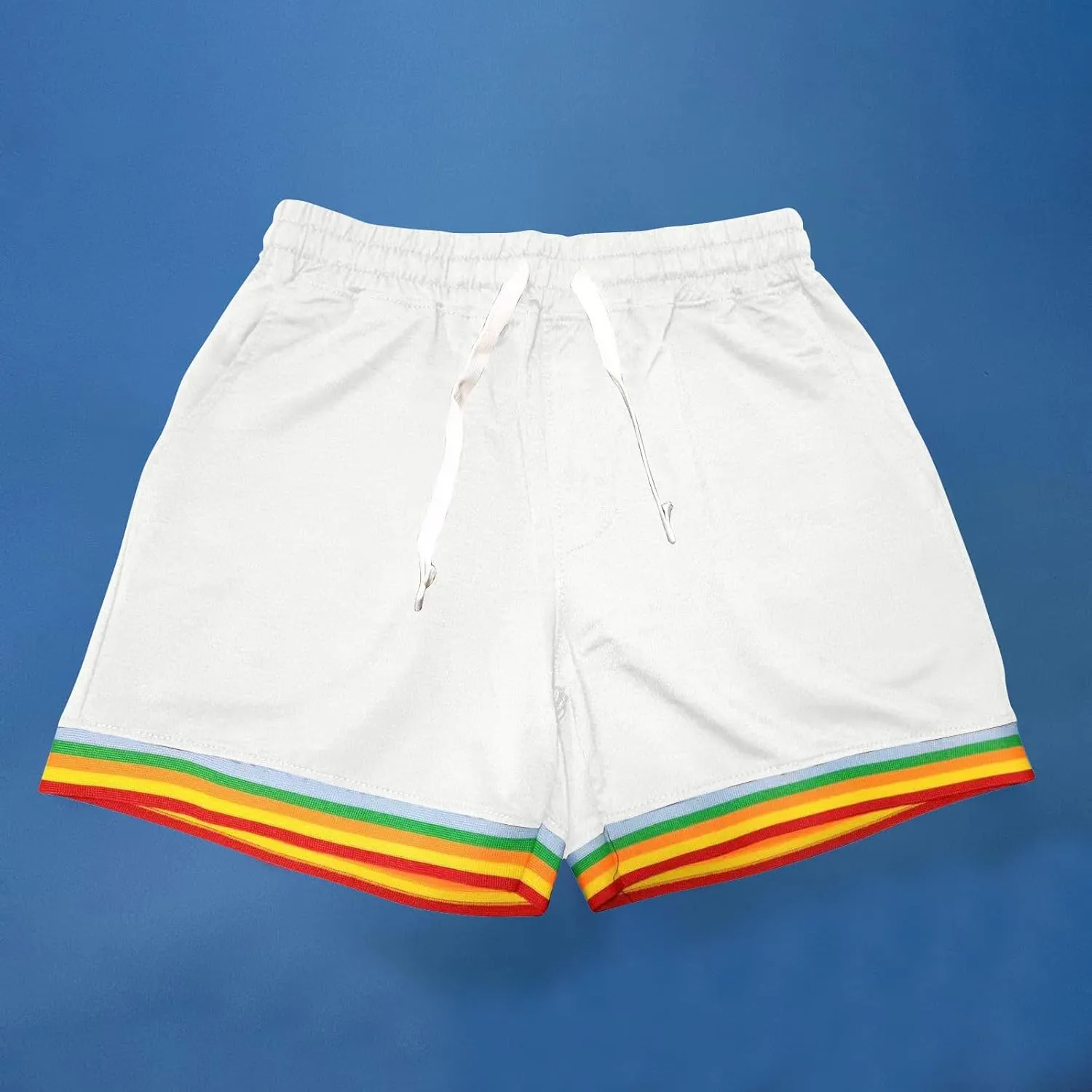 Men's Athletic Shorts with Pockets Casual Quick Dry Drawstring Elastic Waist Lightweight Workout Gym Running Shorts