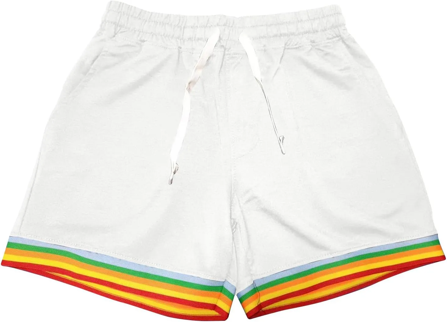 Men's Athletic Shorts with Pockets Casual Quick Dry Drawstring Elastic Waist Lightweight Workout Gym Running Shorts