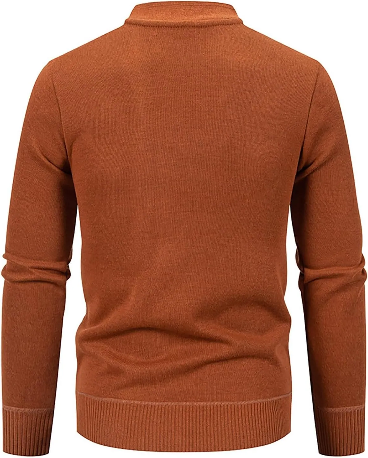 Mens Cardigan Sweater Coat V Neck Button Long Sleeve Casual Jacket Trendy Business Style Golf Outwear Vest Plus Size