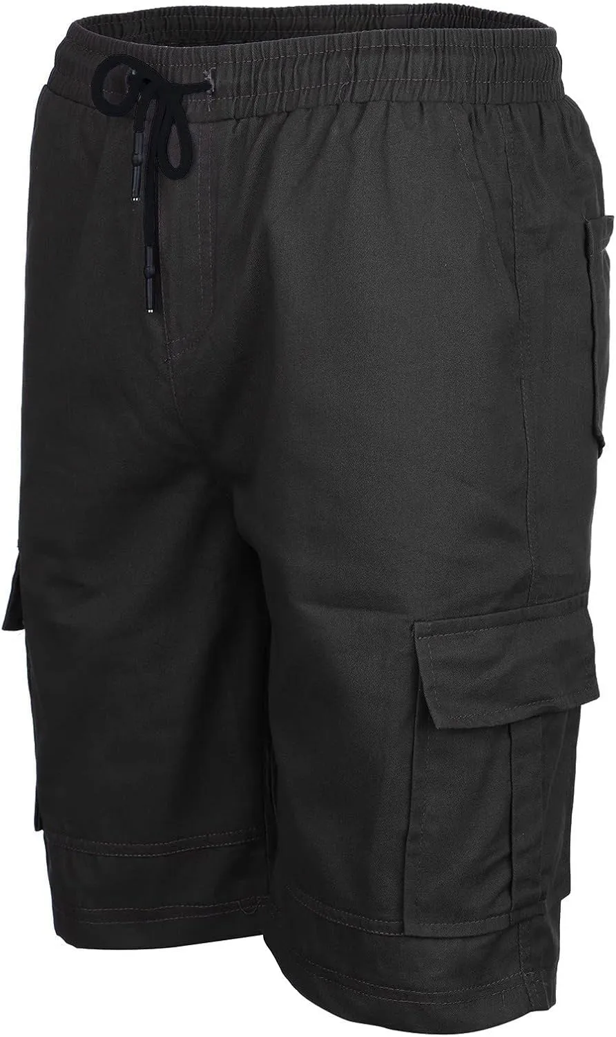 Mens Cargo Shorts Athletic Workout Gym Sweat Shorts Summer Casual Elastic Waist Short with Pockets